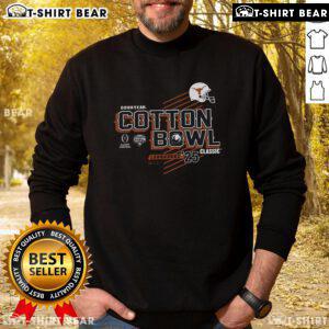 Texas Longhorns college football semifinal 2025 Goodyear Cotton Bowl sweatshirt featuring team helmet design.