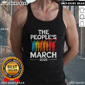 Top-The-Peoples-March-2025-Political-Protest-Tank-Top featuring bold protest graphics, ideal for activism and rallies.