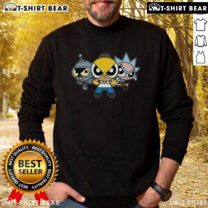 Top The Powerpuff Drinkers Sweatshirt featuring vibrant graphics and comfortable fit, perfect for fans of the Powerpuff Girls.