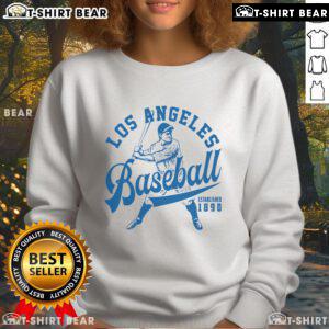 Vintage Los Angeles Baseball sweatshirt established 1890, featuring classic design and cozy fit for fans and collectors.