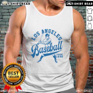 Top Vintage Los Angeles Baseball Est 1890 Tank Top showcasing retro design and iconic sports heritage in LA.