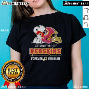 Top Washington Redskins Forever Win or Lose ladies tee, featuring a bold team logo and stylish design for female fans.