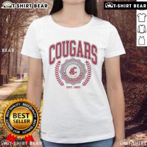 Top Washington State Cougars team crest on a stylish ladies tee, perfect for fans and comfortable wear.