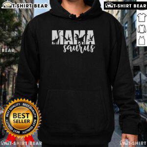 Alt Text: Funny Mamasaurus T-Rex dinosaur graphic on a cozy hoodie, perfect for Mother's Day gifts for dinosaur-loving moms.