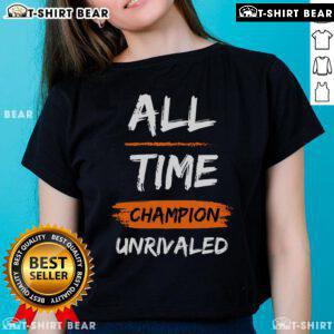 Good All Time Champion Unrivaled Ladies Tee in vibrant colors, showcasing stylish design and comfortable fit for women.