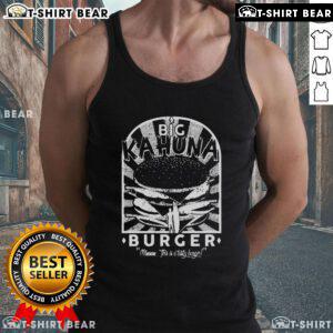 Good Big Kahuna Burger tank top featuring a vibrant burger graphic, perfect for food lovers and summer fashion.
