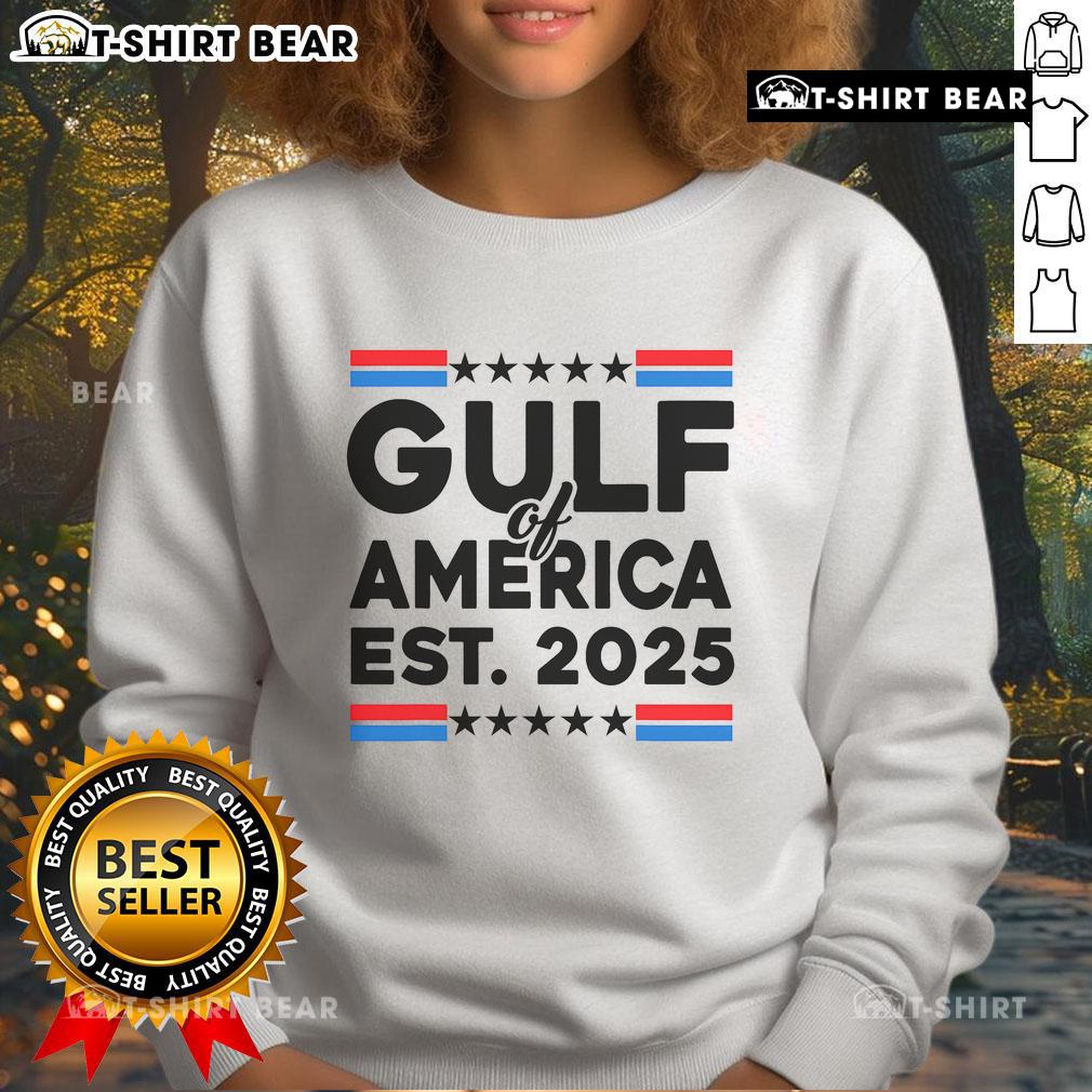 Good Gulf Of Us America Gulf Of Mexico 2025 sweatshirt featuring a vibrant design celebrating the Gulf Coast.