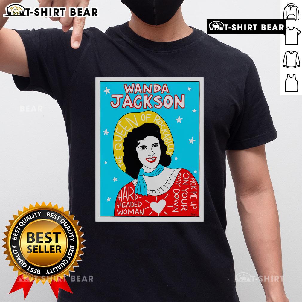 Hot Wanda Jackson Rockabilly Folk T-Shirt featuring vibrant graphics and retro design for music lovers and vintage style fans.