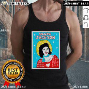 Stylish Hot Wanda Jackson rockabilly folk tank top featuring vintage design and vibrant colors, perfect for music lovers.