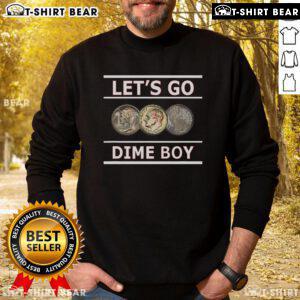 Cozy Nice Let's Go Dime Boy sweatshirt in vibrant colors, perfect for casual outings and stylish layering.
