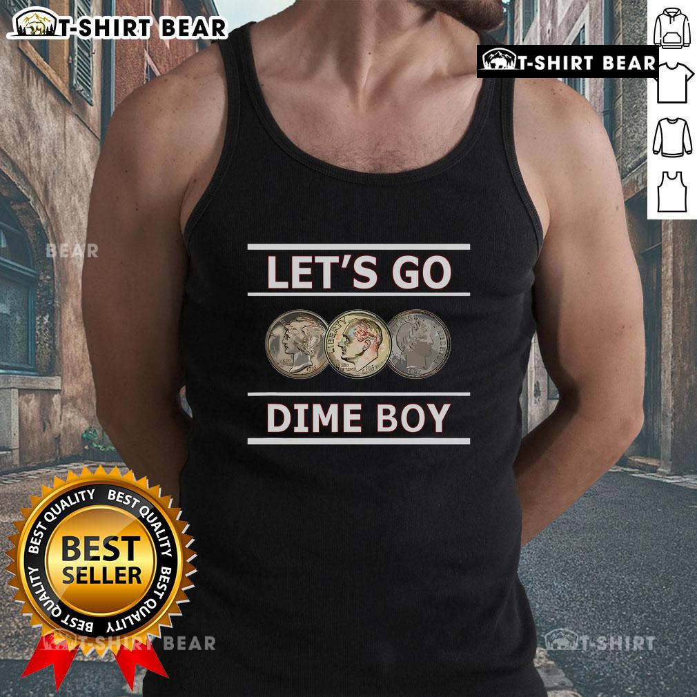 Stylish Nice Let's Go Dime Boy tank top featuring vibrant colors and a trendy design, perfect for casual summer wear.
