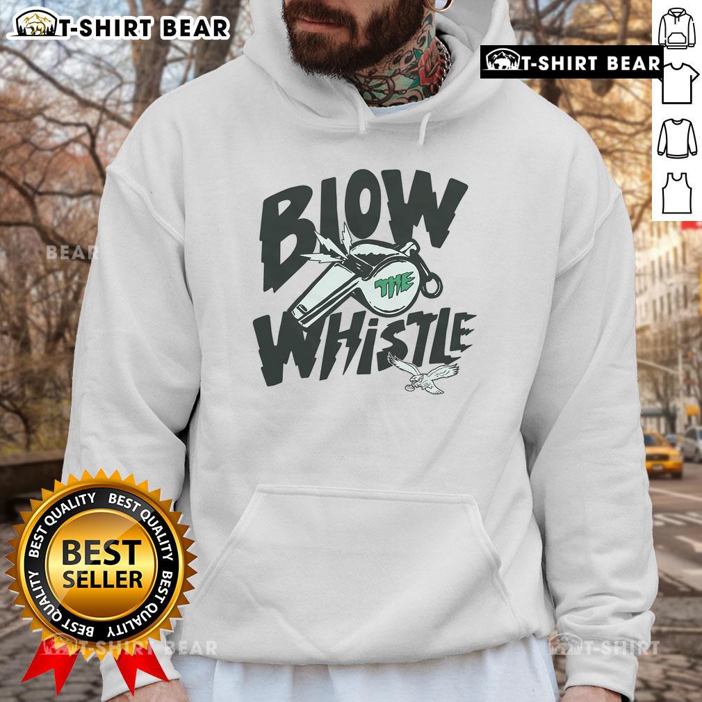 Philadelphia Eagles Blow The Whistle Hoodie featuring vibrant team colors and logo, perfect for fans and game day attire.