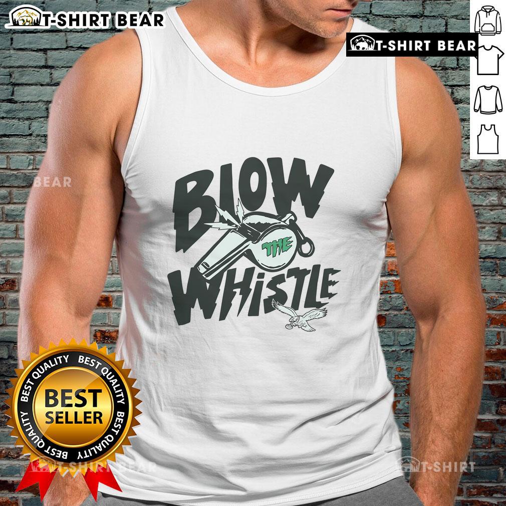 Nice Philadelphia Eagles Blow The Whistle Tank Top featuring team logo and vibrant colors for fans and summer wear.