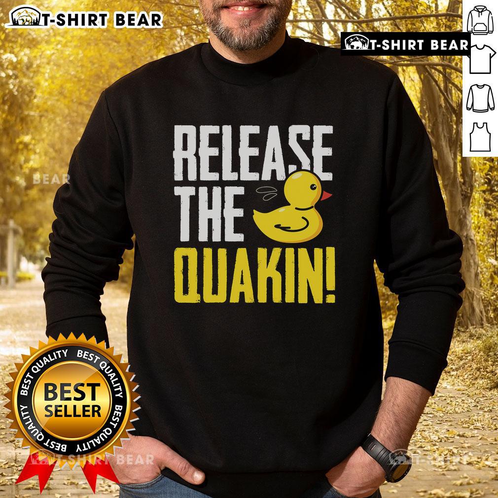 Nice Release The Quackin Rubber Duck Sweatshirt featuring a playful rubber duck graphic, perfect for casual wear.