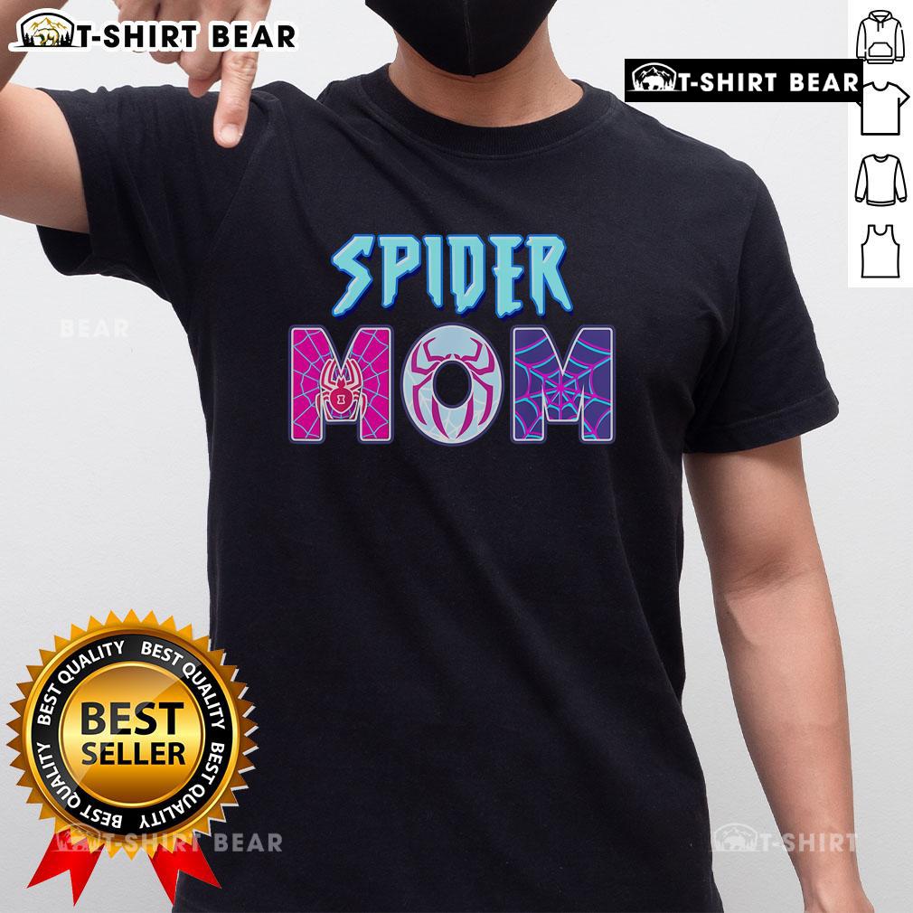 Nice Spider Mom Mother's Day T-Shirt featuring a cute spider graphic, perfect gift for spider-loving moms on Mother's Day.