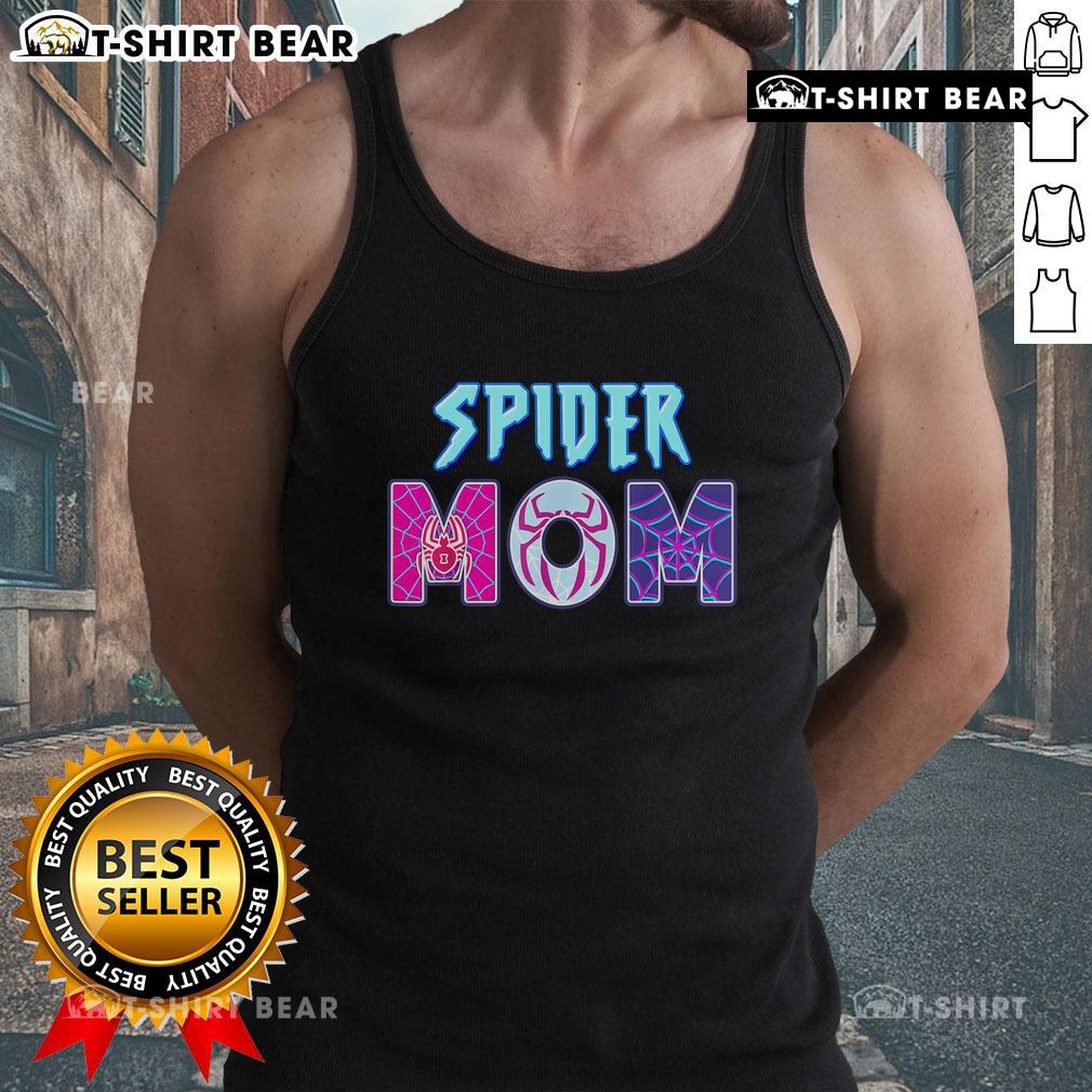 Nice Spider Mom Mother's Day tank top featuring a cute spider graphic, perfect gift for spider-loving moms.