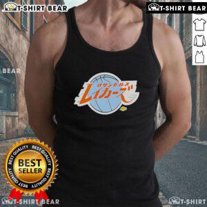 Official 2025 NBA All-Star Game Los Angeles Lakers logo on a stylish Japanese tank top, perfect for fans.