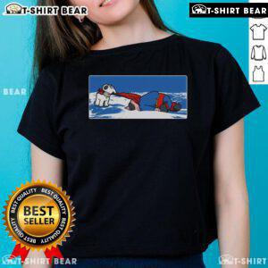 Official Family Guy Death Pose featuring Griffin in the Arctic on a stylish ladies tee for fans of the show.