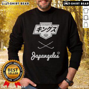 Official Los Angeles Kings Japangeles sweatshirt featuring team logo and stylish design for hockey fans.