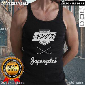 Alt Text: Official Los Angeles Kings Japangeles tank top featuring vibrant graphics, perfect for fans and summer wear.