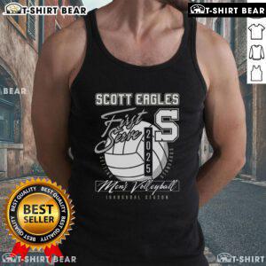 Official Scott Men's Volleyball First Serve 2025 Tank Top featuring sporty design and vibrant colors for athletes.