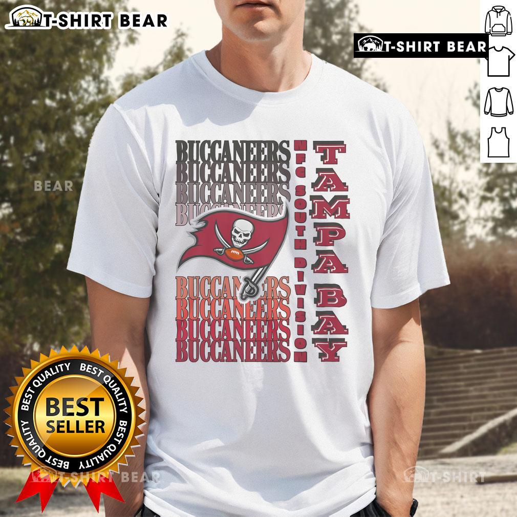 Official Tampa Bay Buccaneers Gradient Wordmark T-Shirt featuring bold team colors and logo for fans and collectors.