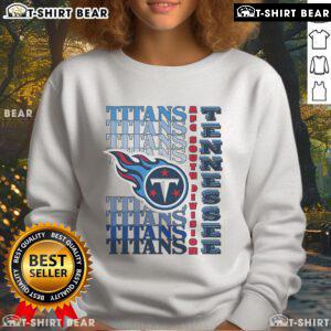 Alt Text: Official Tennessee Titans Gradient Wordmark Sweatshirt featuring bold logo and stylish design for fans.