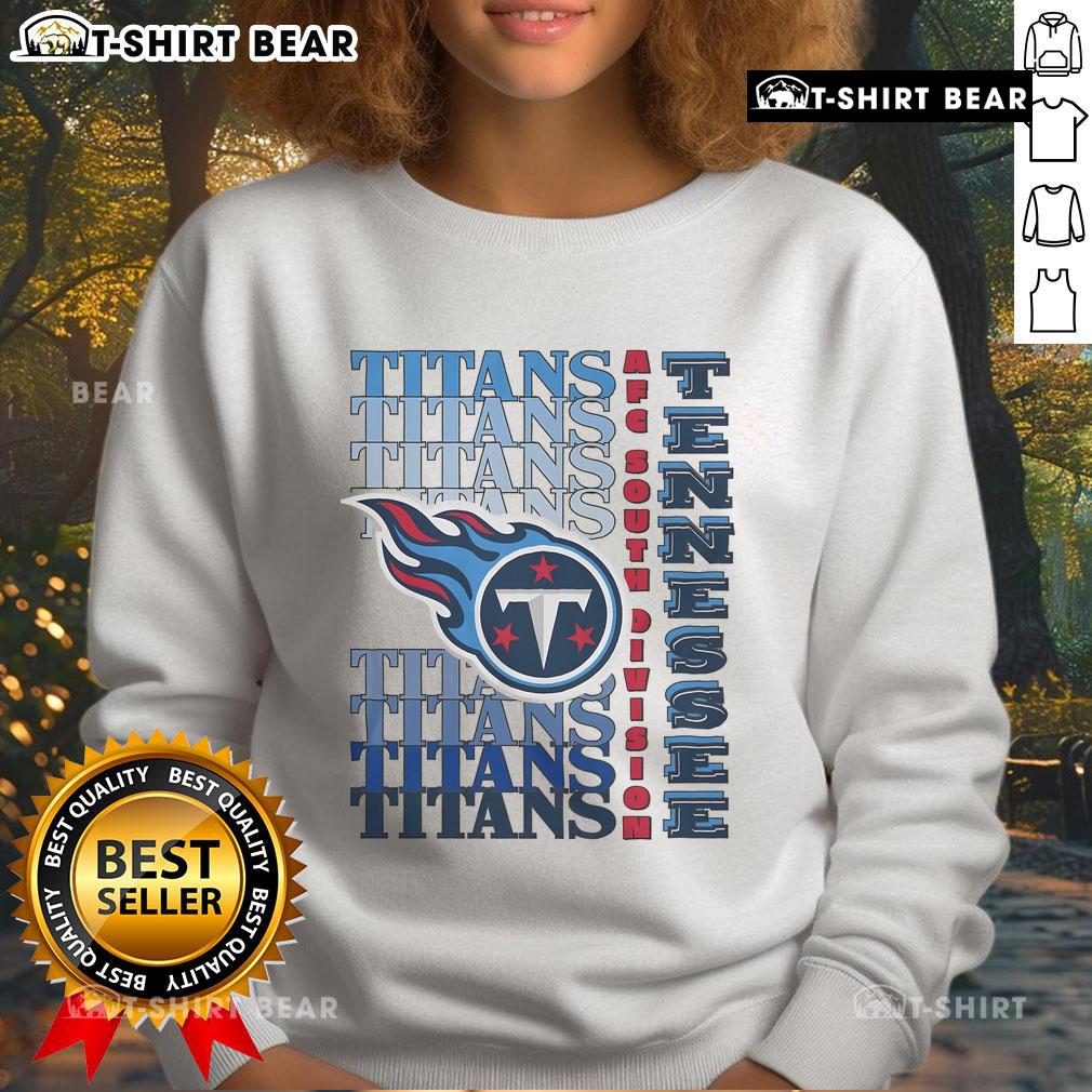 Alt Text: Official Tennessee Titans Gradient Wordmark Sweatshirt featuring bold logo and stylish design for fans.