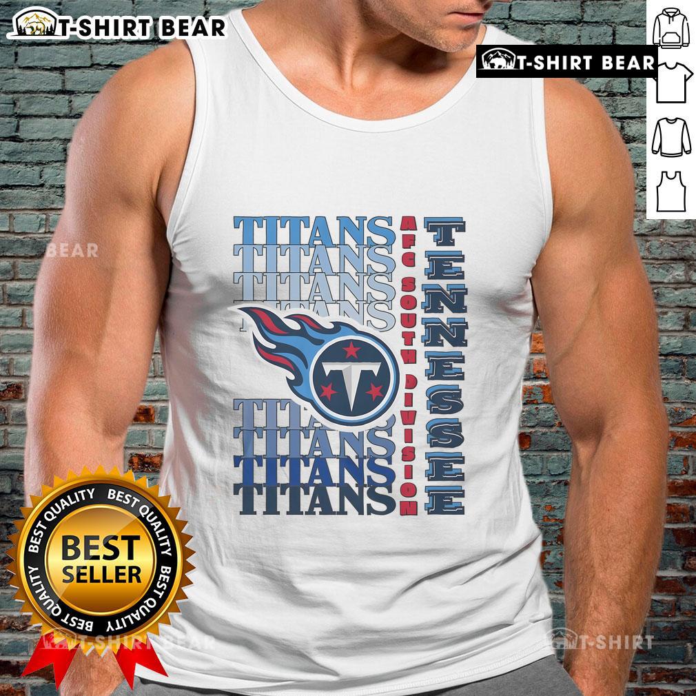 Official Tennessee Titans Gradient Wordmark Tank Top featuring bold team colors and logo for fans and athletes.