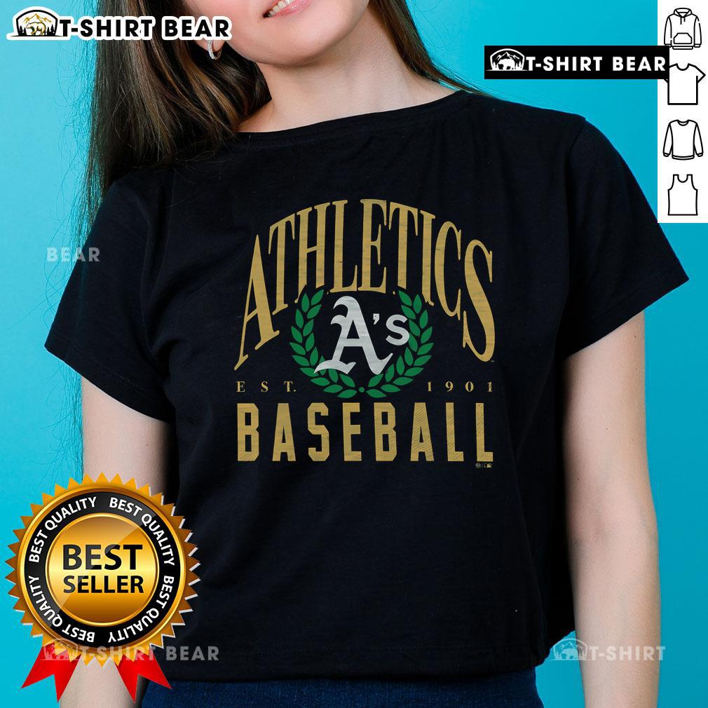 Premium Athletics Baseball Pitchout Est 1901 Ladies Tee in sporty design, perfect for baseball fans and casual wear.