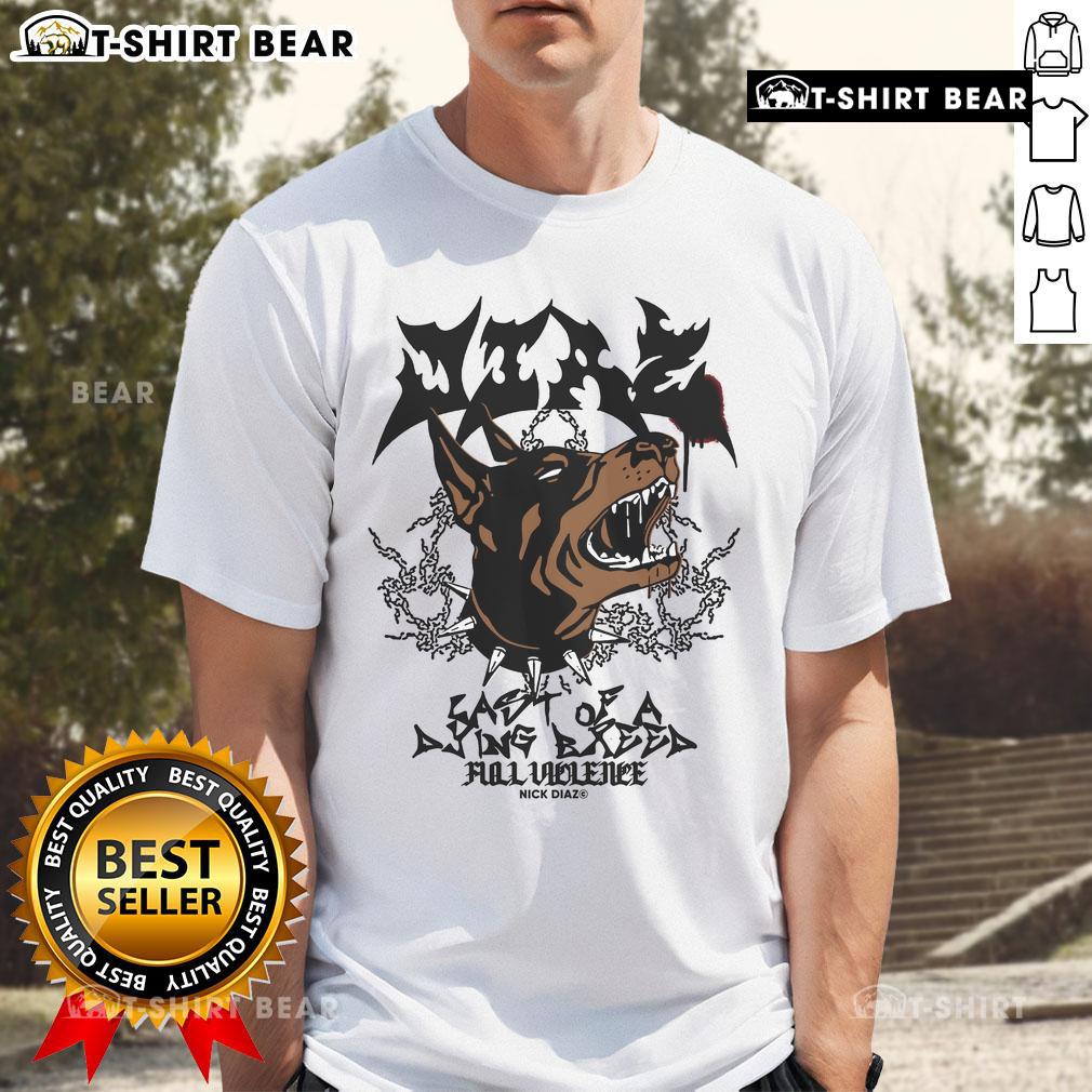 Premium Last Of A Dying Breed Dutch Shepherd Dog T-Shirt featuring a stylish design for dog lovers and breed enthusiasts.