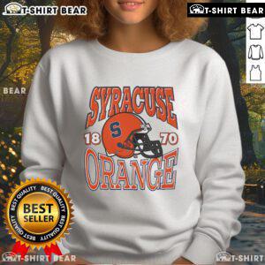 Stylish Syracuse Orange Classic Team Helmet sweatshirt, perfect for fans showcasing team spirit and pride.