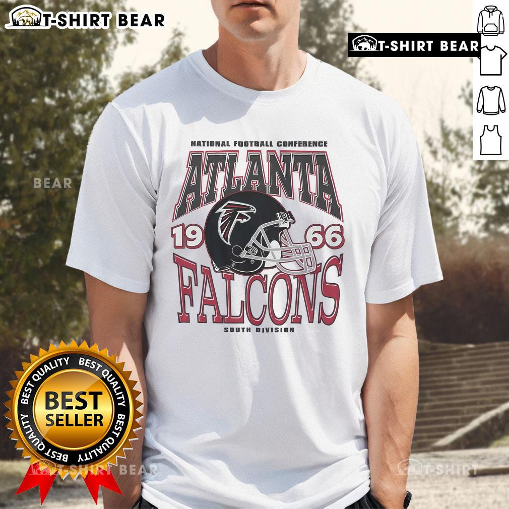 Atlanta Falcons Classic Team Helmet T-Shirt featuring iconic logo, perfect for fans and casual wear.