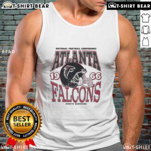Top Atlanta Falcons Classic Team Helmet Tank Top showcasing vibrant team colors and logo, perfect for fans.