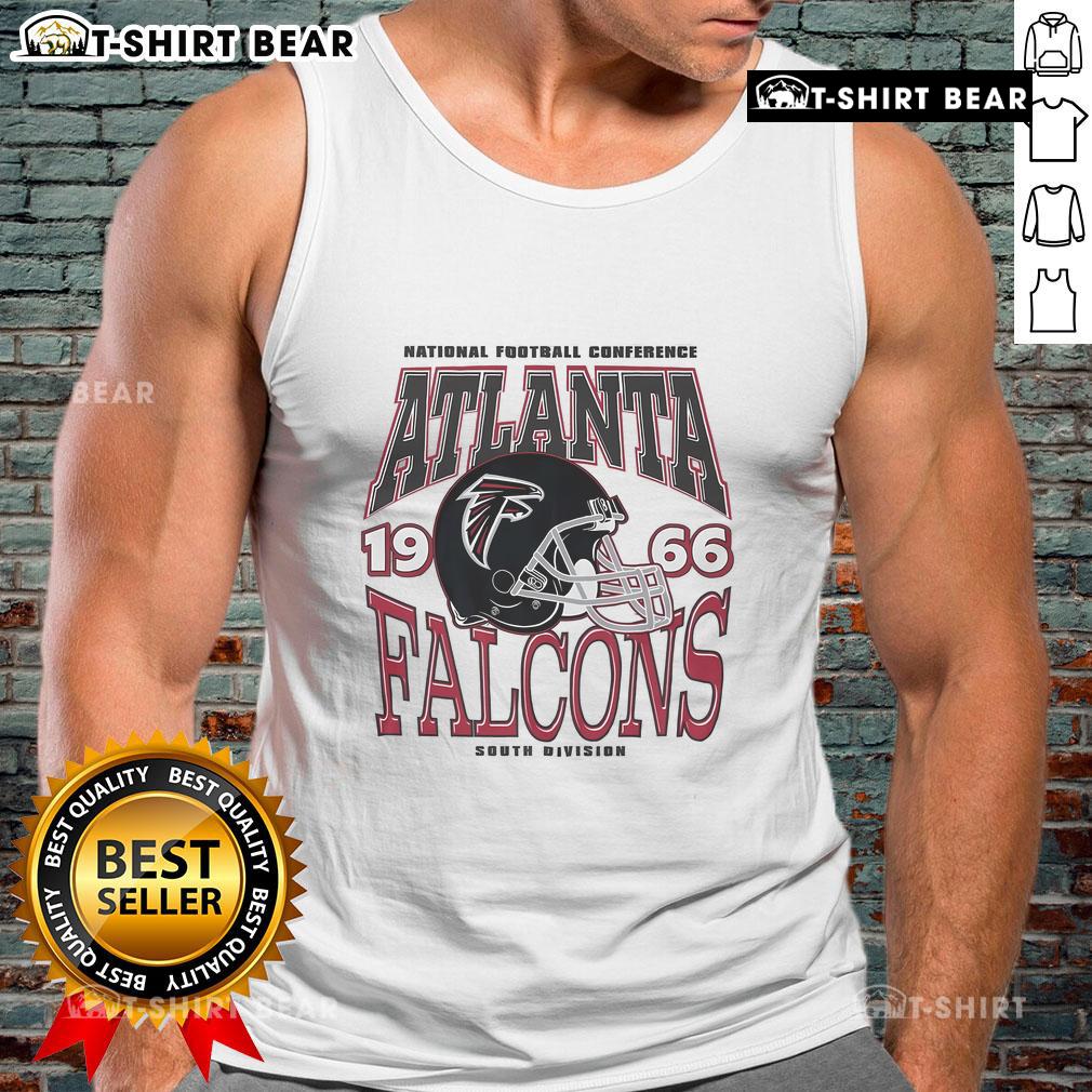 Top Atlanta Falcons Classic Team Helmet Tank Top showcasing vibrant team colors and logo, perfect for fans.