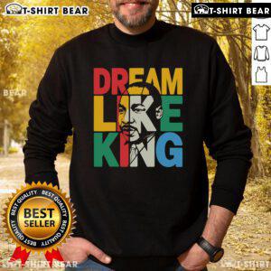 Alt Text: Top Black History Month sweatshirt featuring a dream-like design of a powerful African leader, perfect for BHM celebrations.