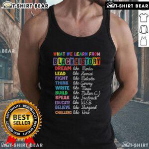 Top Black History Month tank top featuring inspiring quotes and designs celebrating Black history and culture.