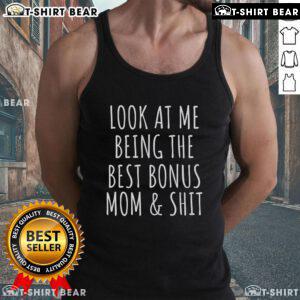 Top Bonus Step Mom Mothers Day tank top featuring a heartfelt design from stepdaughter, perfect gift for stepmoms.