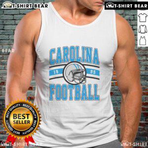 Vintage Carolina Panthers 1995 tank top featuring iconic logo and stylish design for fans and collectors.