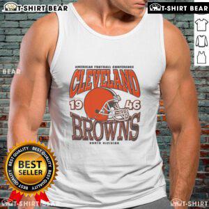 Top Cleveland Browns classic team helmet tank top featuring bold team colors and logo for ultimate fan style.