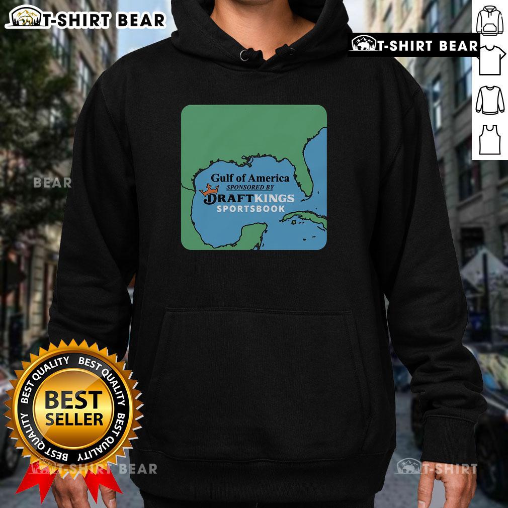 Top Gulf of America hoodie sponsored by Draft Kings featuring a stylish design and vibrant colors for sports fans.