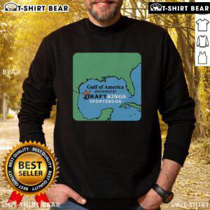 Top Gulf of America sweatshirt sponsored by Draft Kings, featuring a stylish design perfect for sports fans.