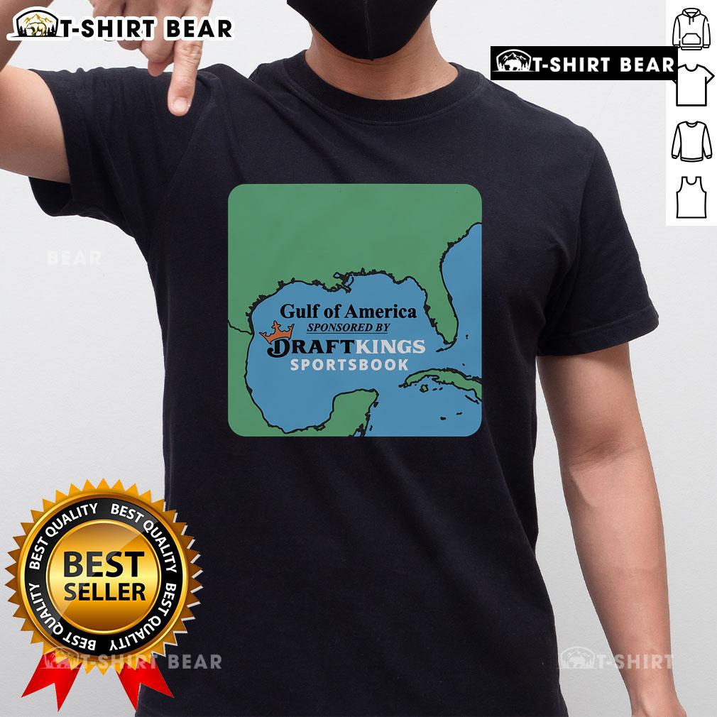 Top Gulf Of America T-Shirt sponsored by Draft Kings featuring vibrant graphics and a stylish design for fans.