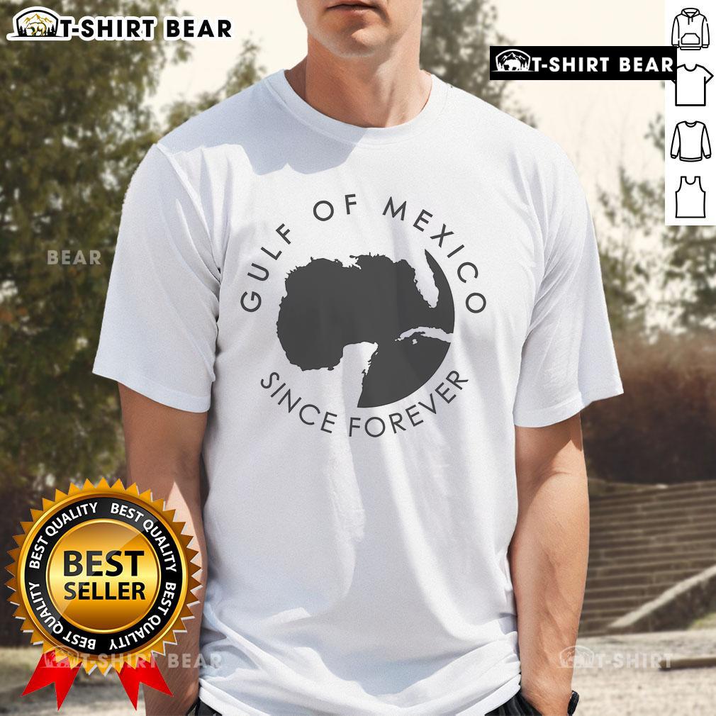 Top Historical Geography Gulf Of Mexico Map T-Shirt featuring a detailed vintage map design for geography enthusiasts.