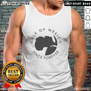 Top Historical Geography Gulf of Mexico Map Tank Top featuring a detailed vintage map design for geography enthusiasts.