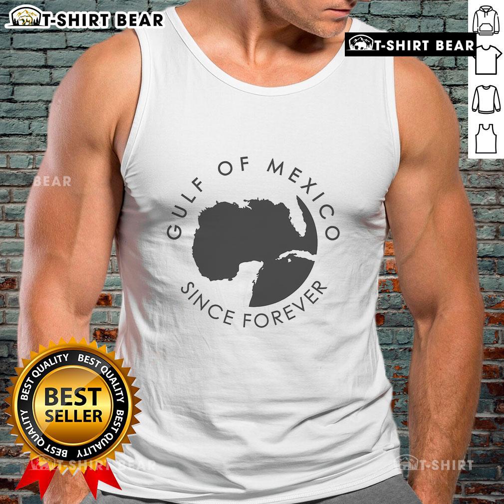 Top Historical Geography Gulf of Mexico Map Tank Top featuring a detailed vintage map design for geography enthusiasts.