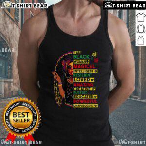 Black History Month tank top featuring 'I Am Black History' design, celebrating African heritage and culture.