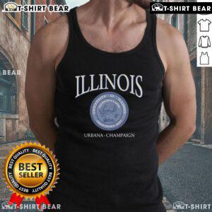 Top Illinois Fighting Illini tank top for learning and labor at Urbana-Champaign, showcasing team spirit and style.