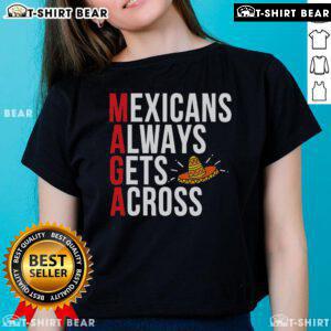 Top MAGA Mexicans graphic tee for women, celebrating love for Mexico with a stylish design perfect for passionate supporters.