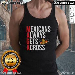 Top MAGA Mexicans tank top design featuring vibrant colors, perfect for Mexico lovers and patriotic fashion enthusiasts.